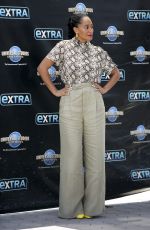 TRACEE ELLIS ROSS on the Set of Extra in Los Angeles 07/19/2018