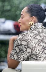 TRACEE ELLIS ROSS on the Set of Extra in Los Angeles 07/19/2018