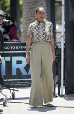 TRACEE ELLIS ROSS on the Set of Extra in Los Angeles 07/19/2018