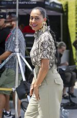 TRACEE ELLIS ROSS on the Set of Extra in Los Angeles 07/19/2018