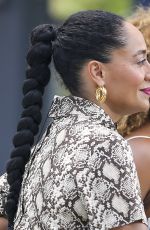 TRACEE ELLIS ROSS on the Set of Extra in Los Angeles 07/19/2018