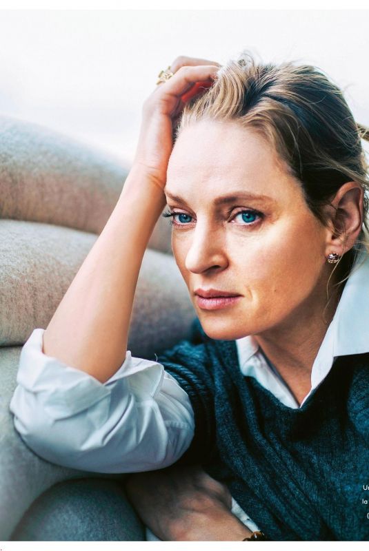 UMA THURMAN in Grazia Magazine, July 2018