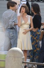 URSULA CORBERO on the Set of a Photoshoot in Rome 07/24/2018