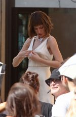 URSULA CORBERO on the Set of a Photoshoot in Rome 07/24/2018