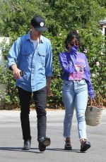 VANESSA HUDGENS and Austin Butler Out for Breakfast in Los Angeles 07/19/2018