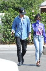 VANESSA HUDGENS and Austin Butler Out for Breakfast in Los Angeles 07/19/2018