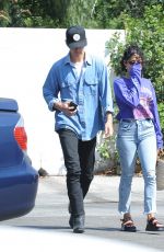 VANESSA HUDGENS and Austin Butler Out for Breakfast in Los Angeles 07/19/2018
