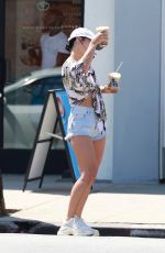 VANESSA HUDGENS Out for Coffee in Studio City 07/29/2018