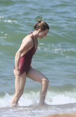 VANESSA PARADIS in Swimsuit at a Beach in Biarritz 07/08/2018