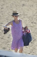 VANESSA PARADIS in Swimsuit at a Beach in Biarritz 07/08/2018