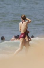 VANESSA PARADIS in Swimsuit at a Beach in Biarritz 07/08/2018