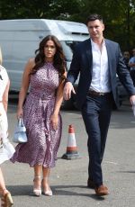 VICKY PATTISON and John Noble Arrives at Wimbledon Tennis Tournament in London 07/09/2018