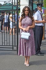 VICKY PATTISON and John Noble Arrives at Wimbledon Tennis Tournament in London 07/09/2018