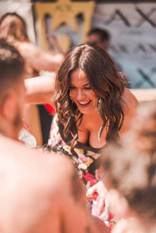 VICKY PATTISON at BH Mallorca Hotel Pool Party 07/13/2018