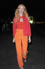 VICTORIA CLAY at Westminster Pier in London 07/01/2018