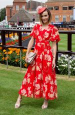 VICTORIA PENDLETON at Moet & Chandon July Festival, Ladies Day at Newmarket Racecourse 07/12/2018