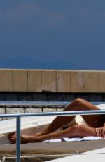 VICTORIA SLIVSTEDT in Bikini at a Boat in the Bay of Saint Tropez 07/08/2018
