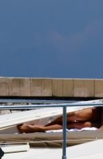 VICTORIA SLIVSTEDT in Bikini at a Boat in the Bay of Saint Tropez 07/08/2018