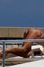 VICTORIA SLIVSTEDT in Bikini at a Boat in the Bay of Saint Tropez 07/08/2018