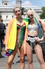 WALLIS DAY and ALICE CHATER at Pride London Festival in London 07/07/2018