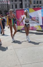 WALLIS DAY and ALICE CHATER at Pride London Festival in London 07/07/2018