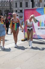 WALLIS DAY and ALICE CHATER at Pride London Festival in London 07/07/2018