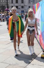 WALLIS DAY and ALICE CHATER at Pride London Festival in London 07/07/2018
