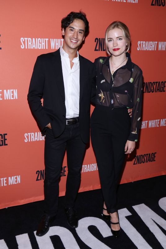WILLA FITZGERALD at Straight White Men Broadway Play Opening Night in New York 07/23/2018
