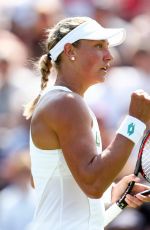 YANINA WICKMAYER at Wimbledon Tennis Championships in London 07/07/2018