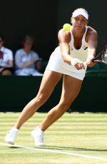 YANINA WICKMAYER at Wimbledon Tennis Championships in London 07/07/2018