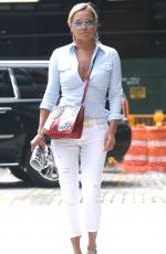 YOLANDA HADID Out in New York 07/17/2018