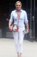 YOLANDA HADID Out in New York 07/17/2018