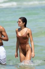 YOVANNA VENTURA in Swimsuit on the Beach in Miami 07/14/2018