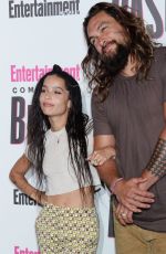 ZOE KRAVITZ at Entertainment Weekly Party at Comic-con in San Diego 07/21/2018