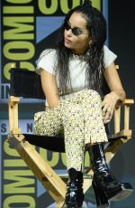 ZOE KRAVITZ at Warner Bros. Panel at Comic-con in San Diego 07/21/2018