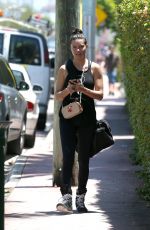 ADRIANA LIMA Leaves a Gym in Miami 08/28/2018