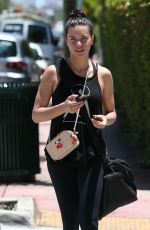 ADRIANA LIMA Leaves a Gym in Miami 08/28/2018