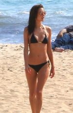 ALESANDRA AMBROSIO in Bikini at a Beach in Los Angeles 08/11/2018