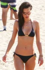 ALESANDRA AMBROSIO in Bikini at a Beach in Los Angeles 08/11/2018