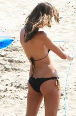 ALESANDRA AMBROSIO in Bikini at a Beach in Los Angeles 08/11/2018