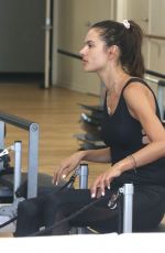 ALESSANDRA AMABROSIO at Pilates Class in Santa Monica 08/09/2018