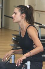 ALESSANDRA AMABROSIO at Pilates Class in Santa Monica 08/09/2018