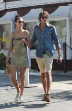 ALESSANDRA AMBROSIO and Nicolo Oddi Out in Los Angeles 08/13/2018