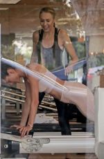 ALESSANDRA AMBROSIO at Pilates Class in Los Angeles 08/14/2018