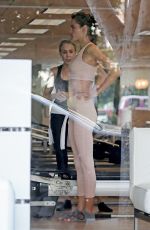 ALESSANDRA AMBROSIO at Pilates Class in Los Angeles 08/14/2018