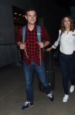 ALEX JONES Leaves The One Show in London 08/13/2018