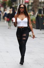 ALEXANDRA BURKE Out and About in London 08/22/2018
