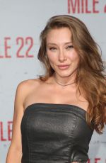 ALEXANDRA VINO at Mile 22 Premiere in Los Angeles 08/09/2018