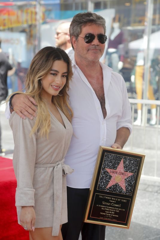 ALLY BROOKE at Simon Cowell Star on the Hollywood Walk of Fame Ceremony 08/22/2018