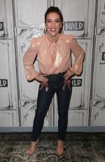 ALYSSA MILANO at Build Speaker Series in New York 08/07/2018